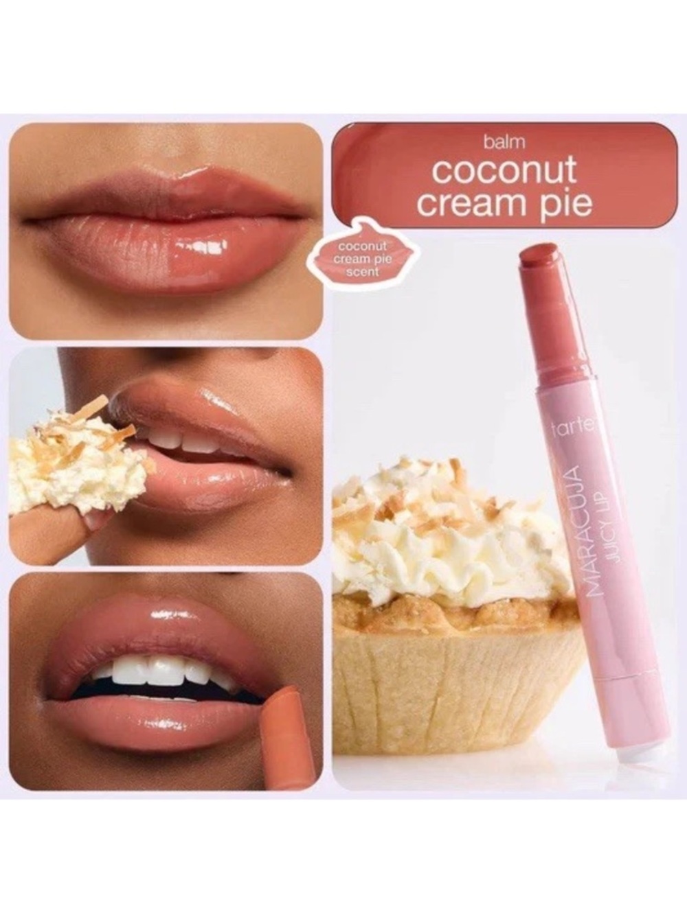 Tarte Maracuja Juicy Lip in Coconut Cream Pie